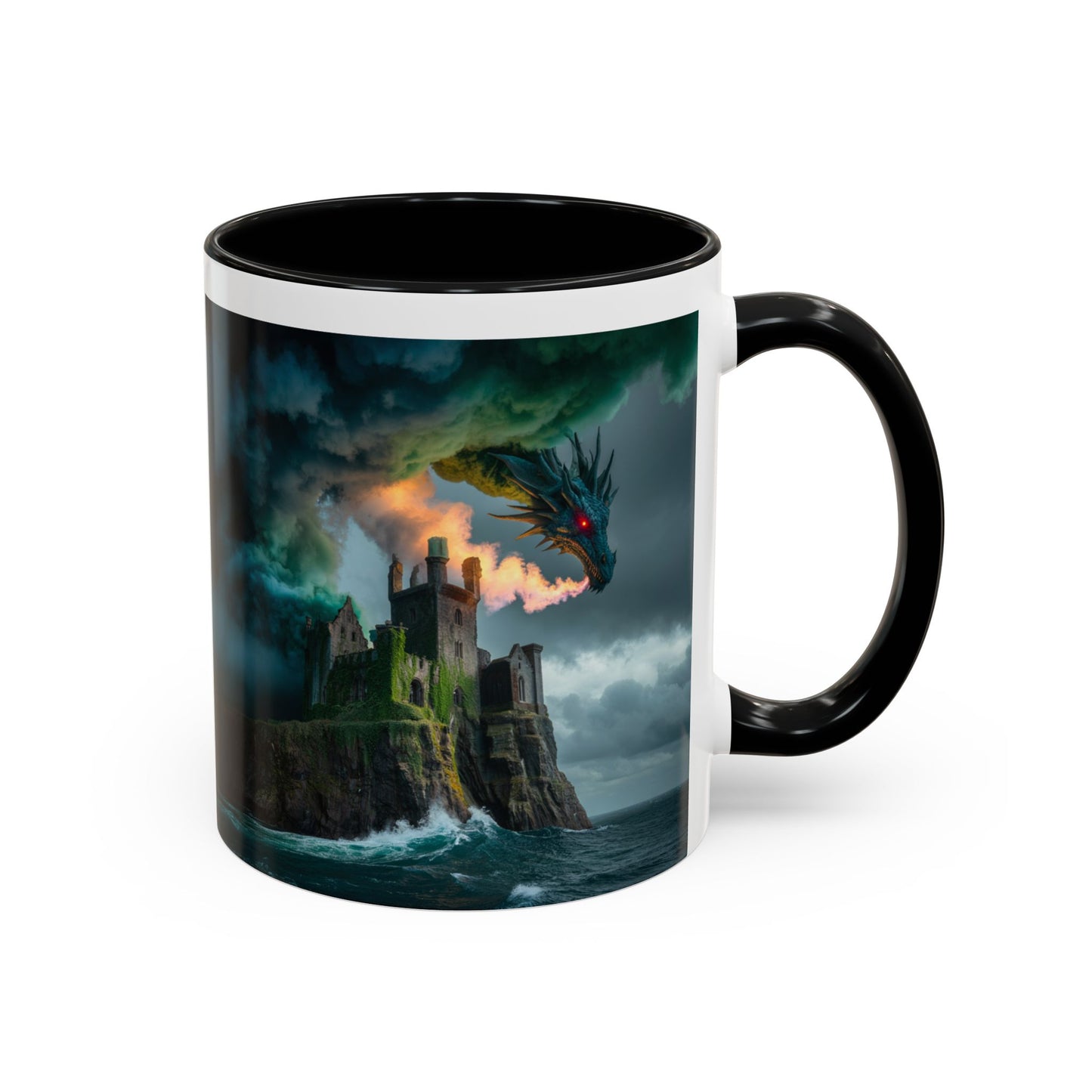 Fantasy Dragon Coffee Mug - Magical Gift for Fans of Fantasy, Mythology, and Art
