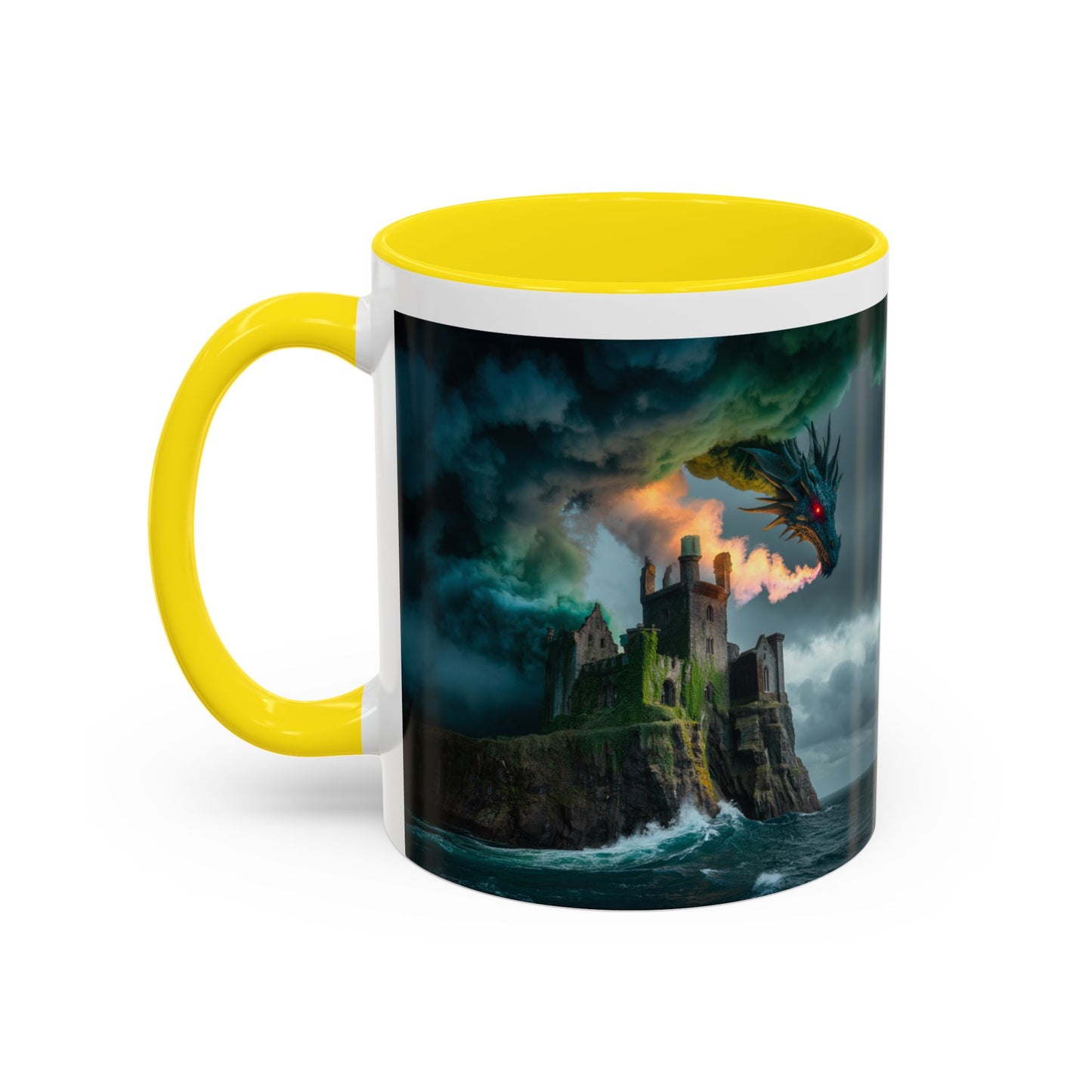 Fantasy Dragon Coffee Mug - Magical Gift for Fans of Fantasy, Mythology, and Art