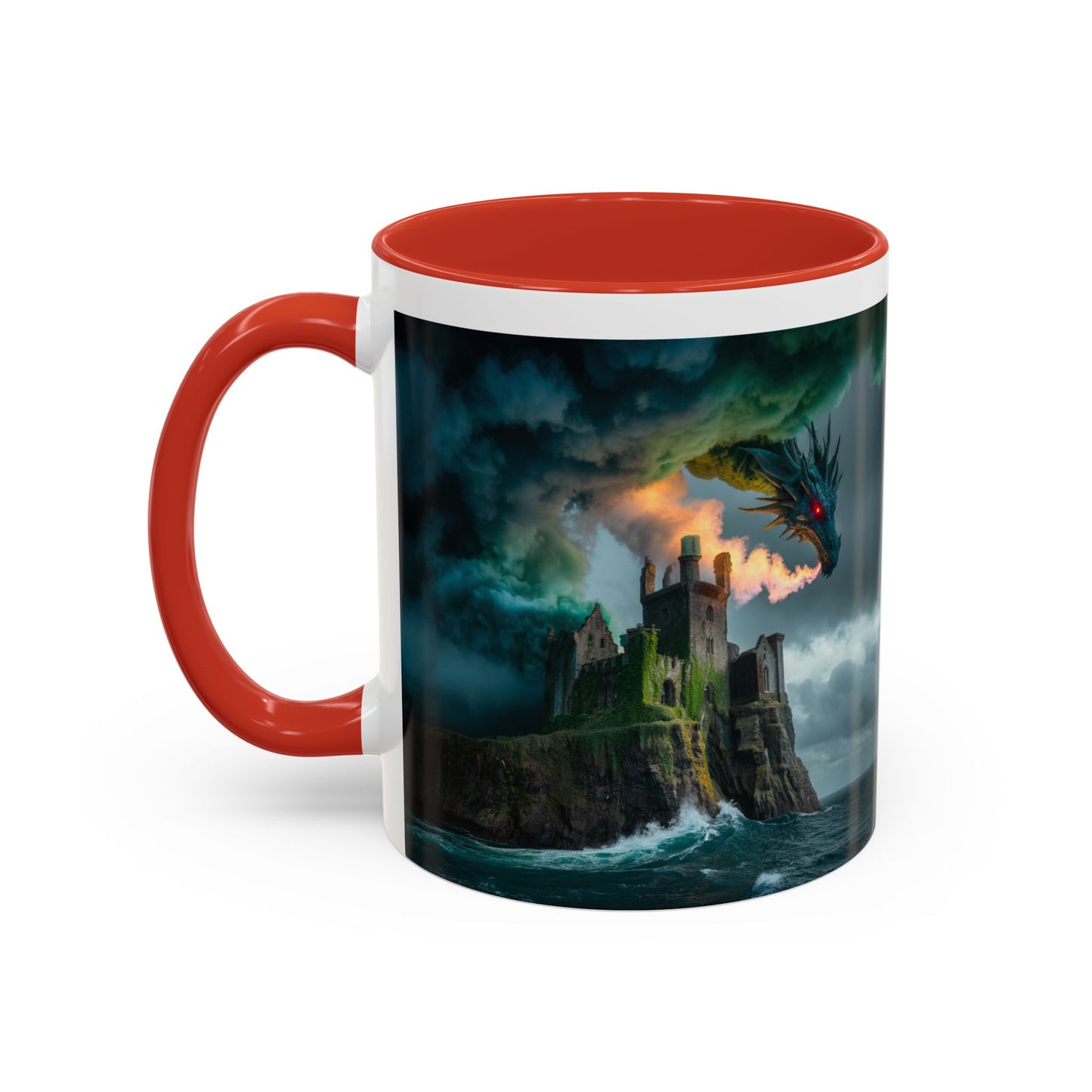 Fantasy Dragon Coffee Mug - Magical Gift for Fans of Fantasy, Mythology, and Art