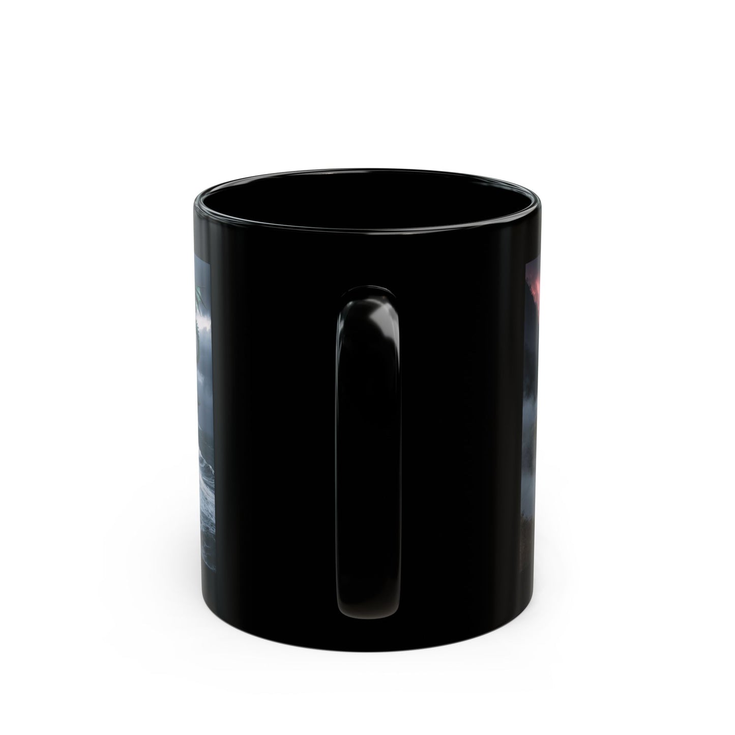 Fantasy Dragon Black Mug - Perfect for Gifts, Coffee Lovers, Halloween Decor, Themed Parties, Cosplay