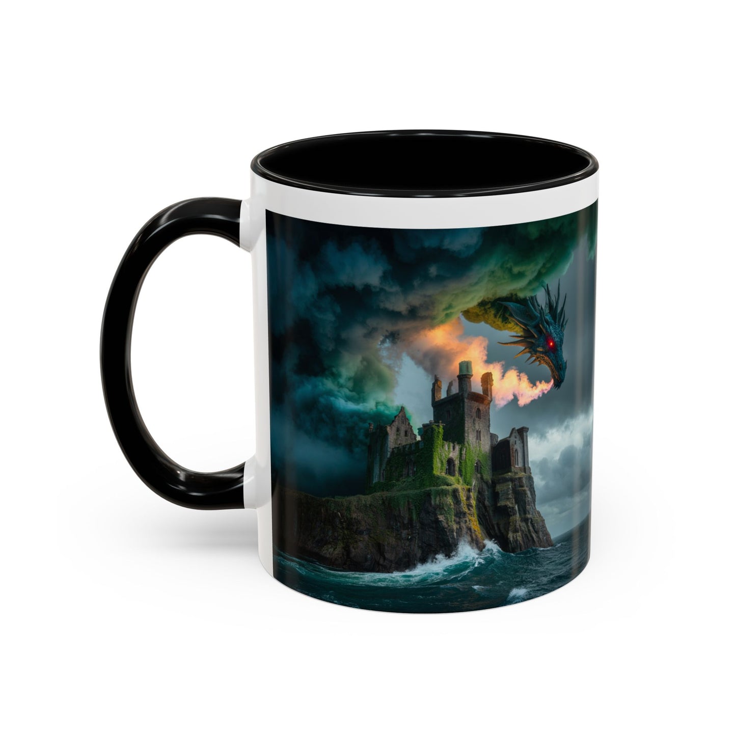 Fantasy Dragon Coffee Mug - Magical Gift for Fans of Fantasy, Mythology, and Art