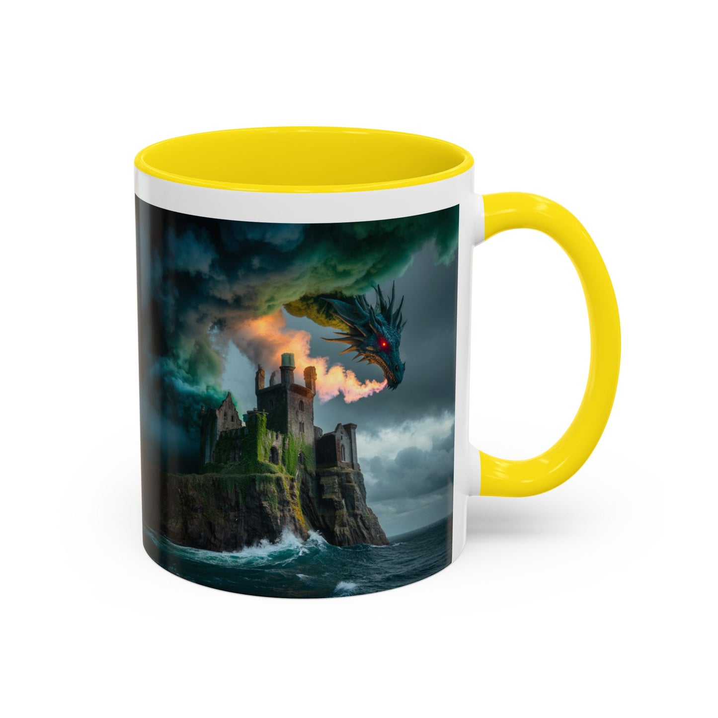 Fantasy Dragon Coffee Mug - Magical Gift for Fans of Fantasy, Mythology, and Art