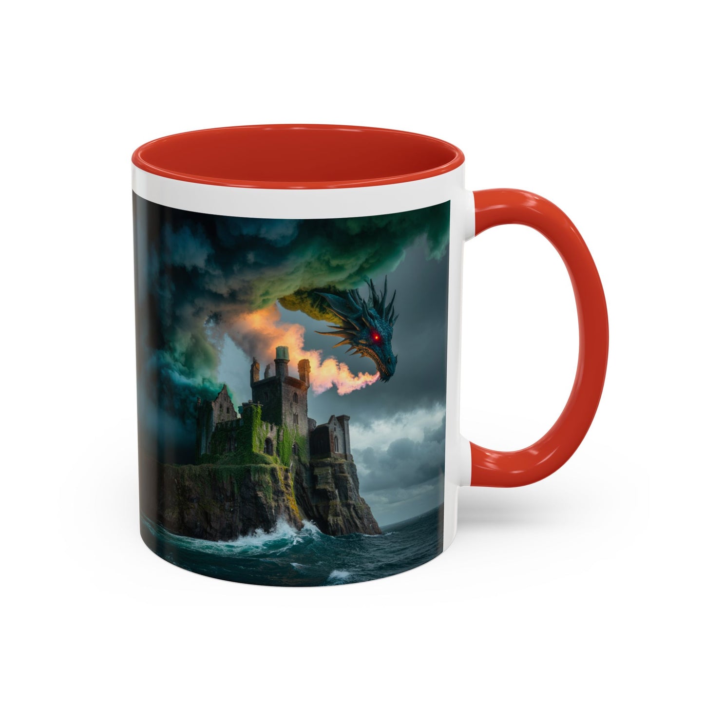 Fantasy Dragon Coffee Mug - Magical Gift for Fans of Fantasy, Mythology, and Art
