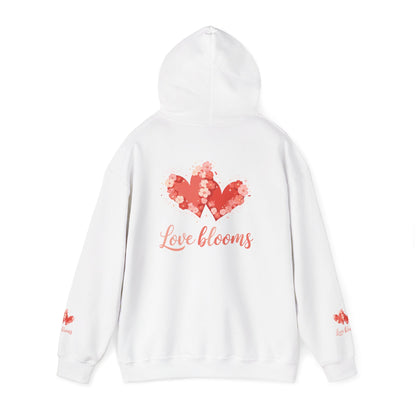 Hoodie — Love Blooms Heart Floral Design