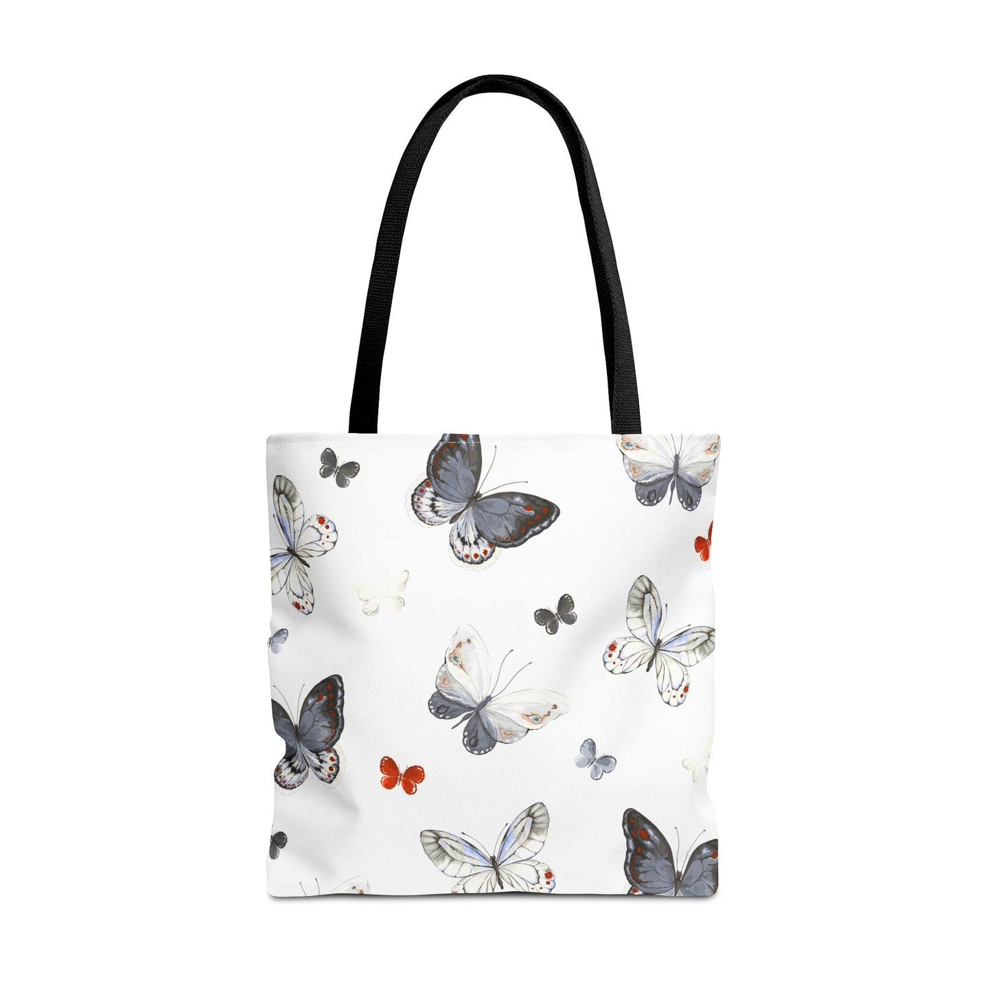Butterfly Pattern Tote Bag — Lightweight Floral Tote for Everyday Use