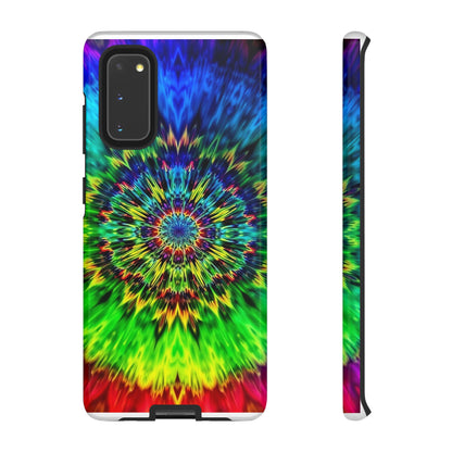 Fundas resistentes para Samsung - Funda para teléfono con mandala teñido anudado arcoíris