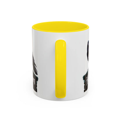 Halloween Raven Coffee Mug, Black Accent Mug, Spooky Drinkware, Unique Gift for Fall, Coffee Lover's Halloween Décor