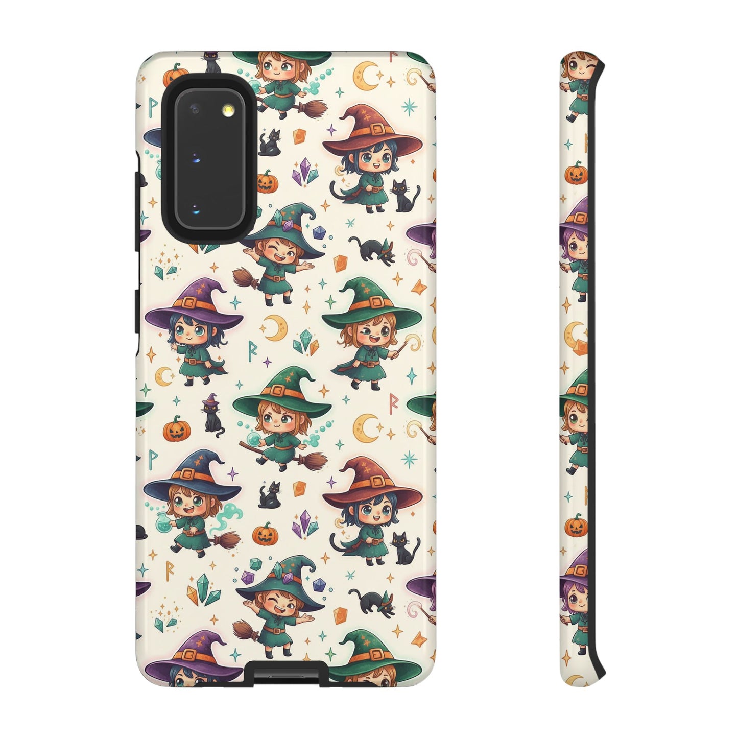 Samsung Handyhülle mit Hexenmotiv für Kinder – Niedliche Halloween-iPhone-Hülle