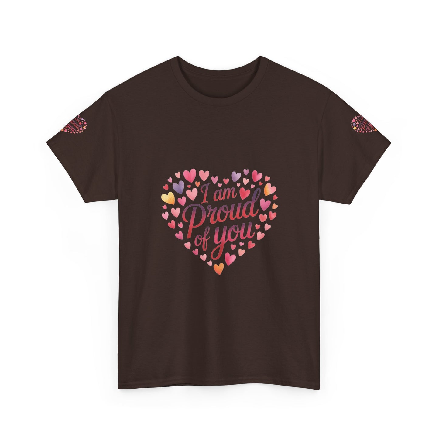 Proud of You Heart T‑Shirt with embroidery