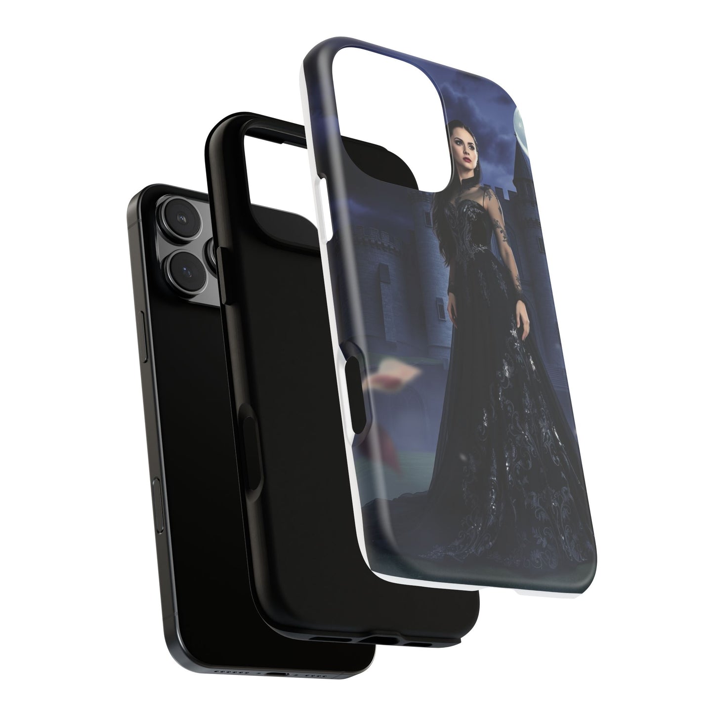 iPhone Gothic Moonlit Castle Phone Case — Elegant Dark Fantasy Protective Cover