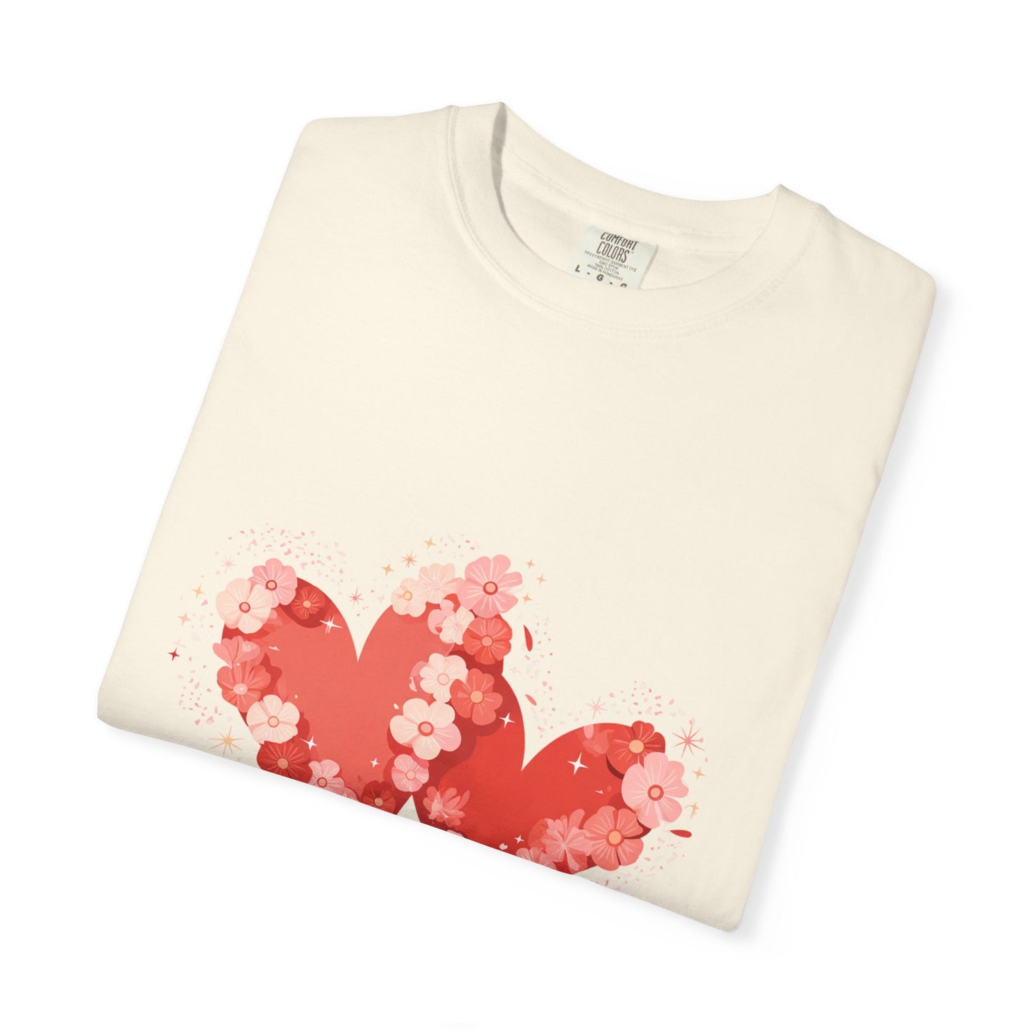 Love Blooms T-Shirt — Floral Heart Graphic Tee for Valentine’s Day