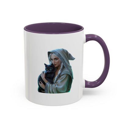 Mystical Pet Lover Mug | Unique Dog and Cat Coffee Cup | Gift for Animal Lovers, Cozy Nights, Witchy Vibes