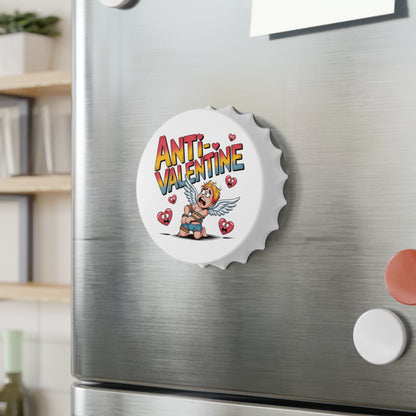 Anti-Valentine Bottle Opener – Funny Cupid Reject Gift for Singles