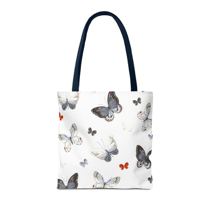 Butterfly Pattern Tote Bag — Lightweight Floral Tote for Everyday Use