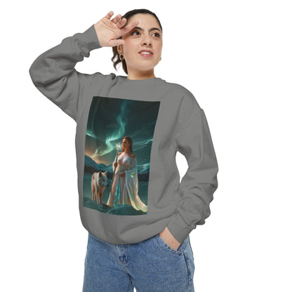 Mystic Aurora Goddess Sweatshirt