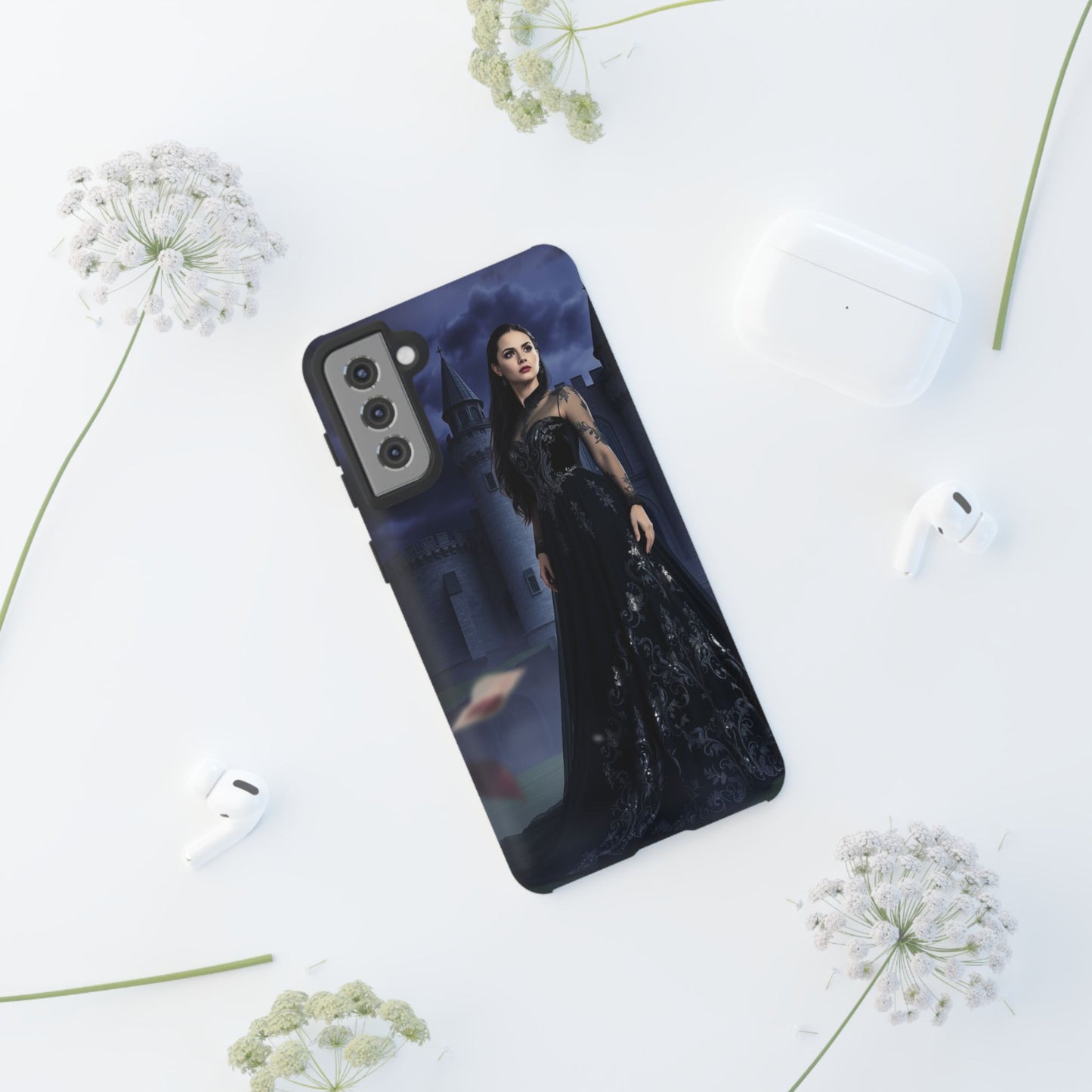 Samsung Gothic Moonlight Phone Case — Dark Castle Witch Design