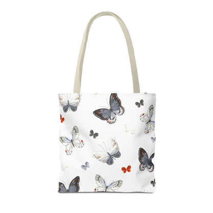 Butterfly Pattern Tote Bag — Lightweight Floral Tote for Everyday Use