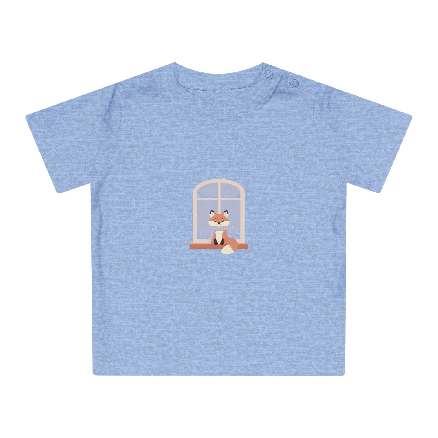 Baby T-Shirt — Cozy Fox at Night Graphic Tee