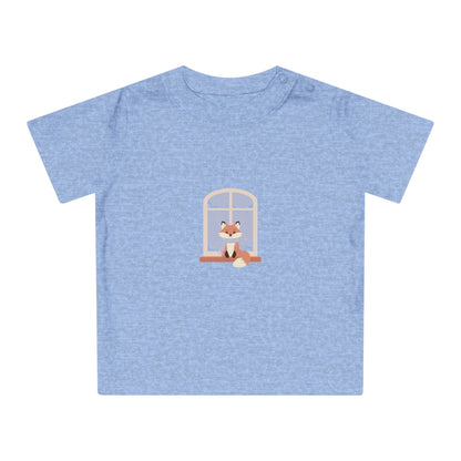 Baby T-Shirt — Cozy Fox at Night Graphic Tee