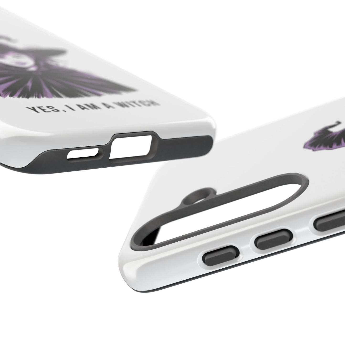 Funda para Samsung — «Sí, soy una bruja» con ilustración de bruja