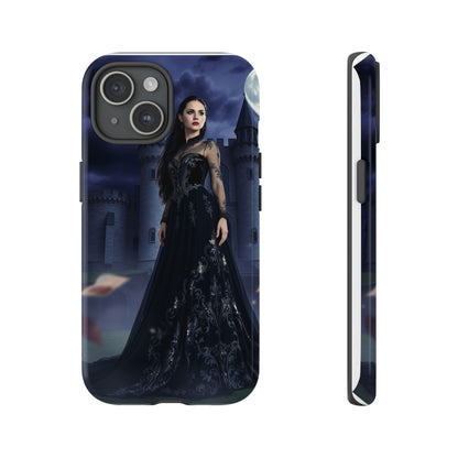 iPhone Gothic Moonlit Castle Phone Case — Elegant Dark Fantasy Protective Cover