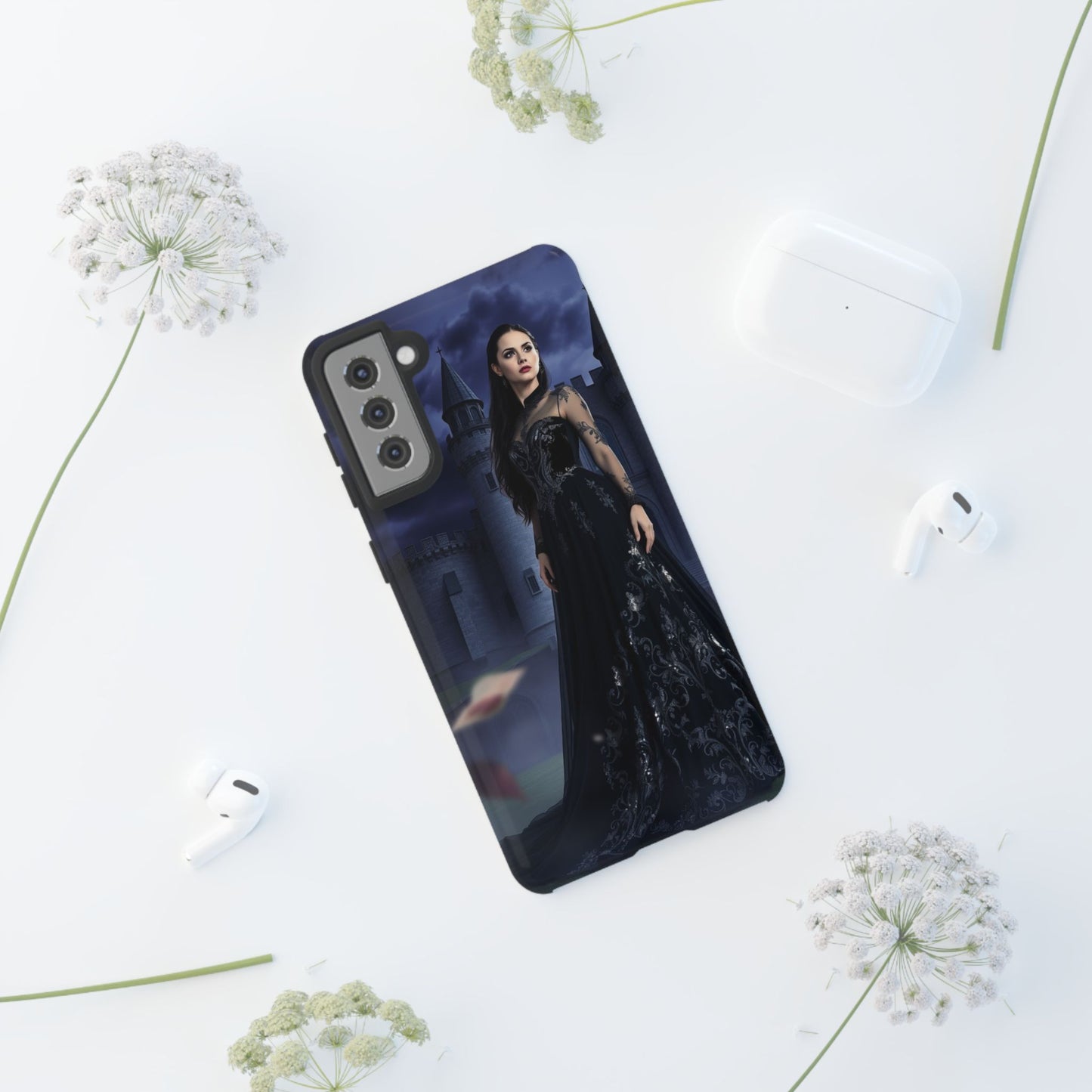 Samsung Gothic Moonlight Phone Case — Dark Castle Witch Design