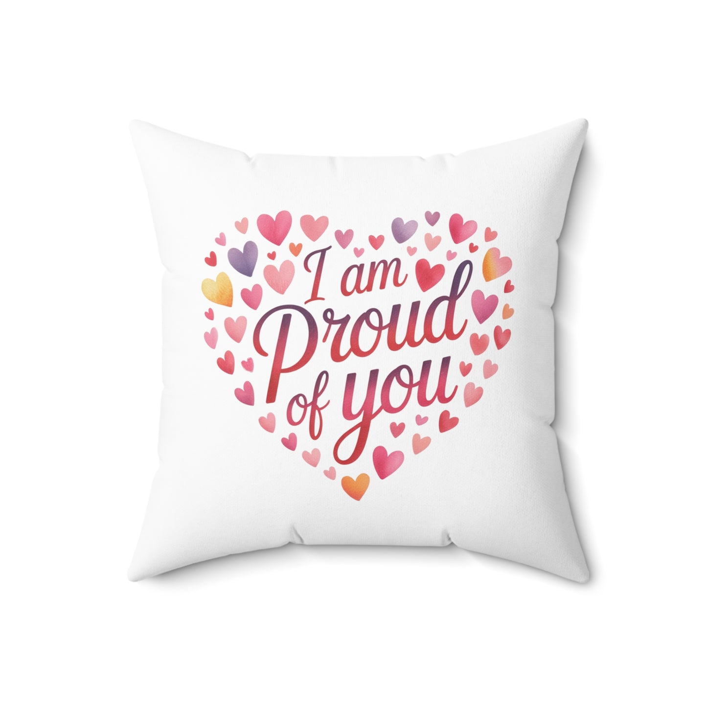 Ich bin stolz auf dich Herz-Dekokissen – Dekokissen mit ermutigender Botschaft
