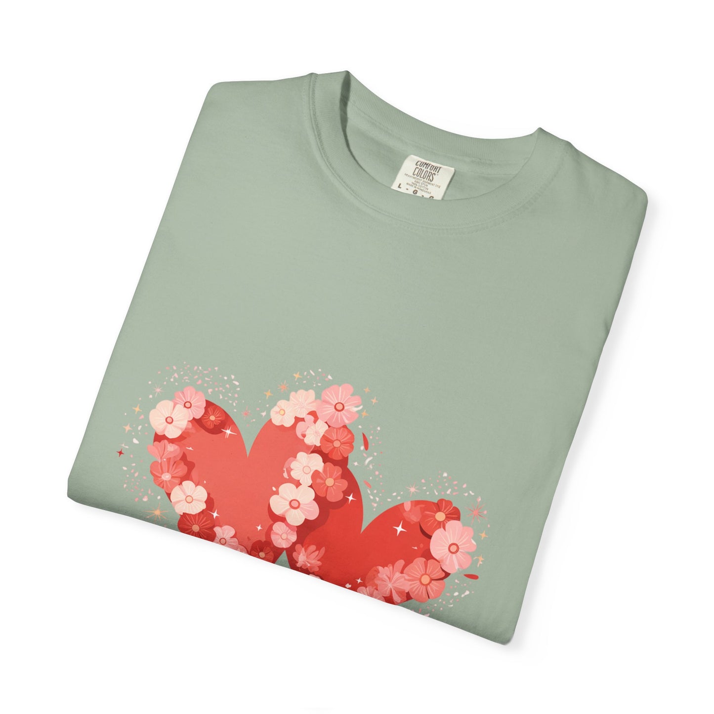 Love Blooms T-Shirt — Floral Heart Graphic Tee for Valentine’s Day