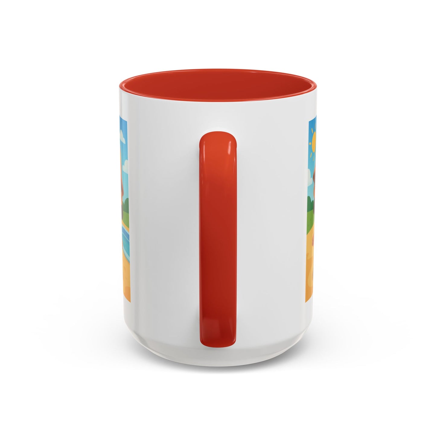 Good Vibes Beach Kid Mug — Accent Coffee Mug (11/15oz)