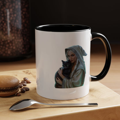 Mystical Pet Lover Mug | Unique Dog and Cat Coffee Cup | Gift for Animal Lovers, Cozy Nights, Witchy Vibes