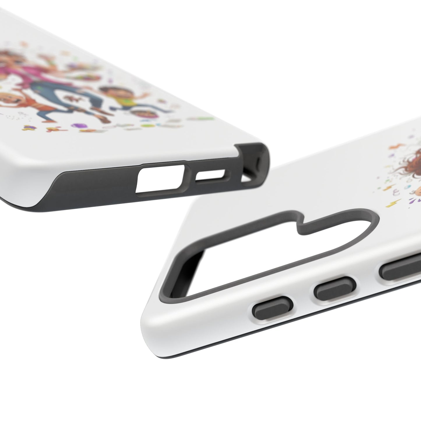 Samsung Mom Life Phone Case — Funny Juggling Mom Illustration Protective Case