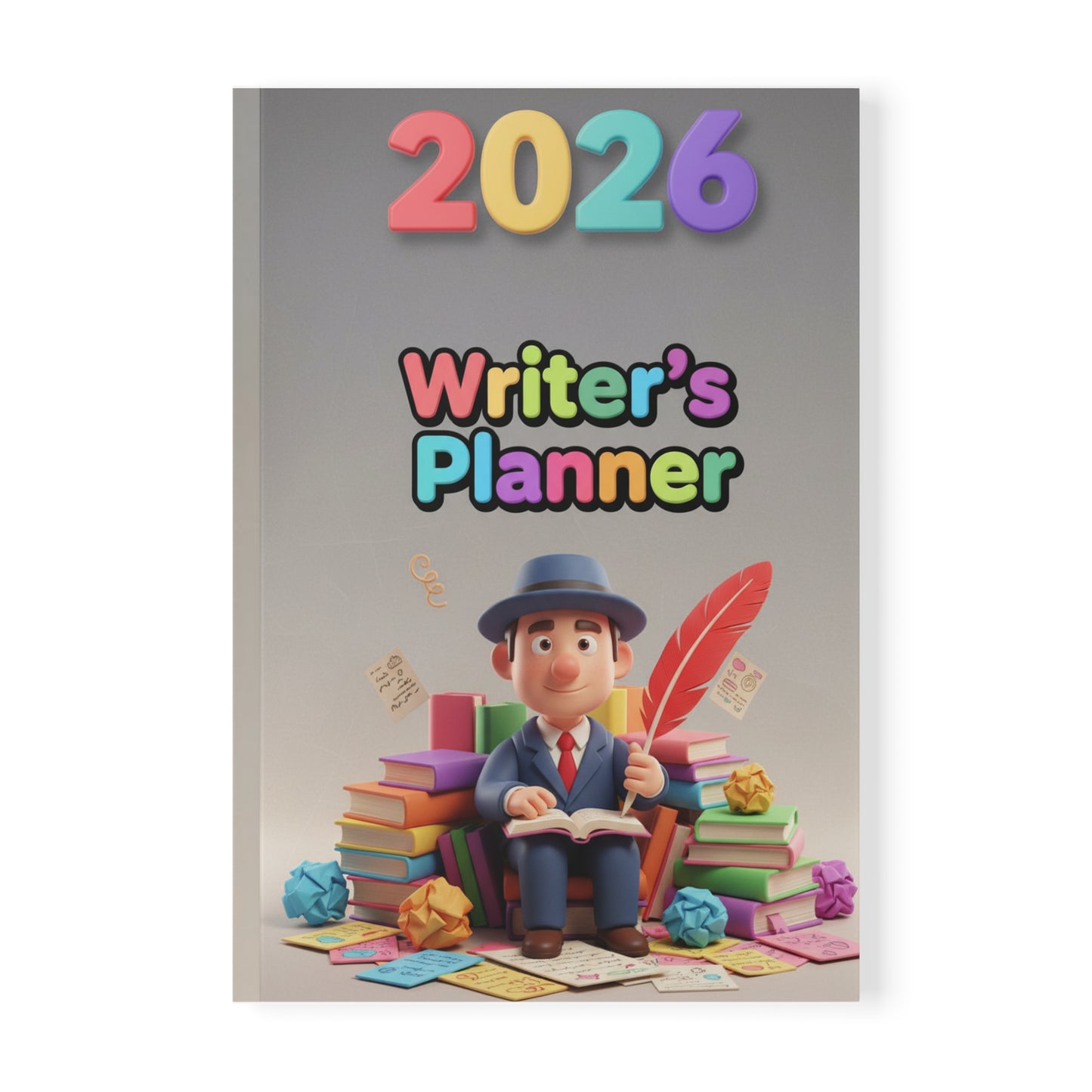 2026 Writer's Planner Notebook — A5 Softcover Writer’s Planner & Journal