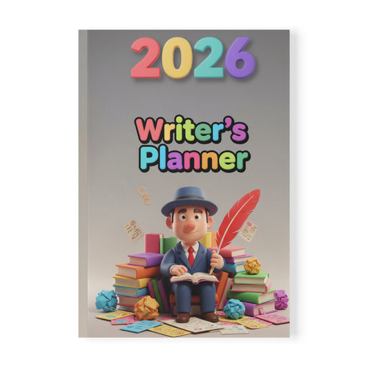 2026 Writer's Planner Notebook — A5 Softcover Writer’s Planner & Journal