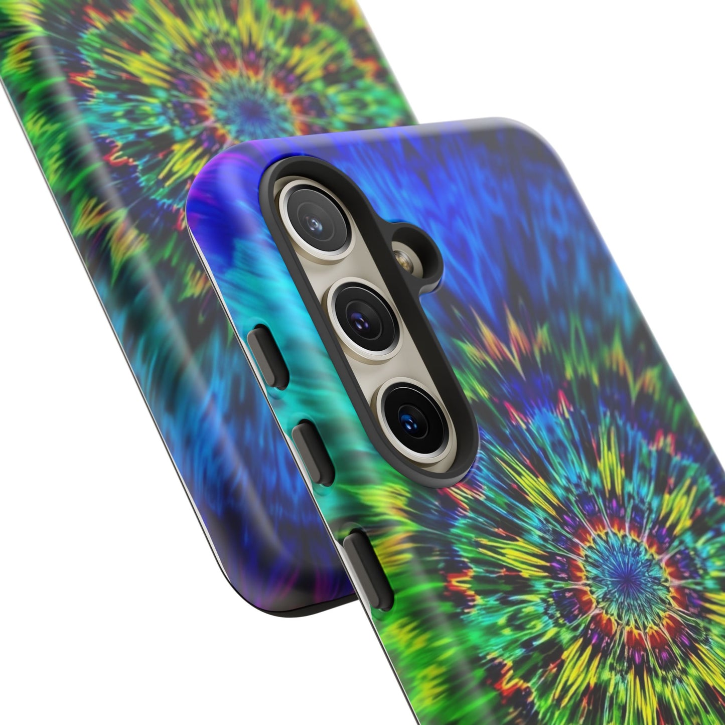 Fundas resistentes para Samsung - Funda para teléfono con mandala teñido anudado arcoíris