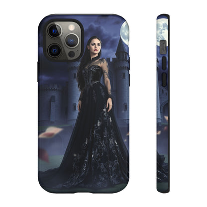 iPhone Gothic Moonlit Castle Phone Case — Elegant Dark Fantasy Protective Cover
