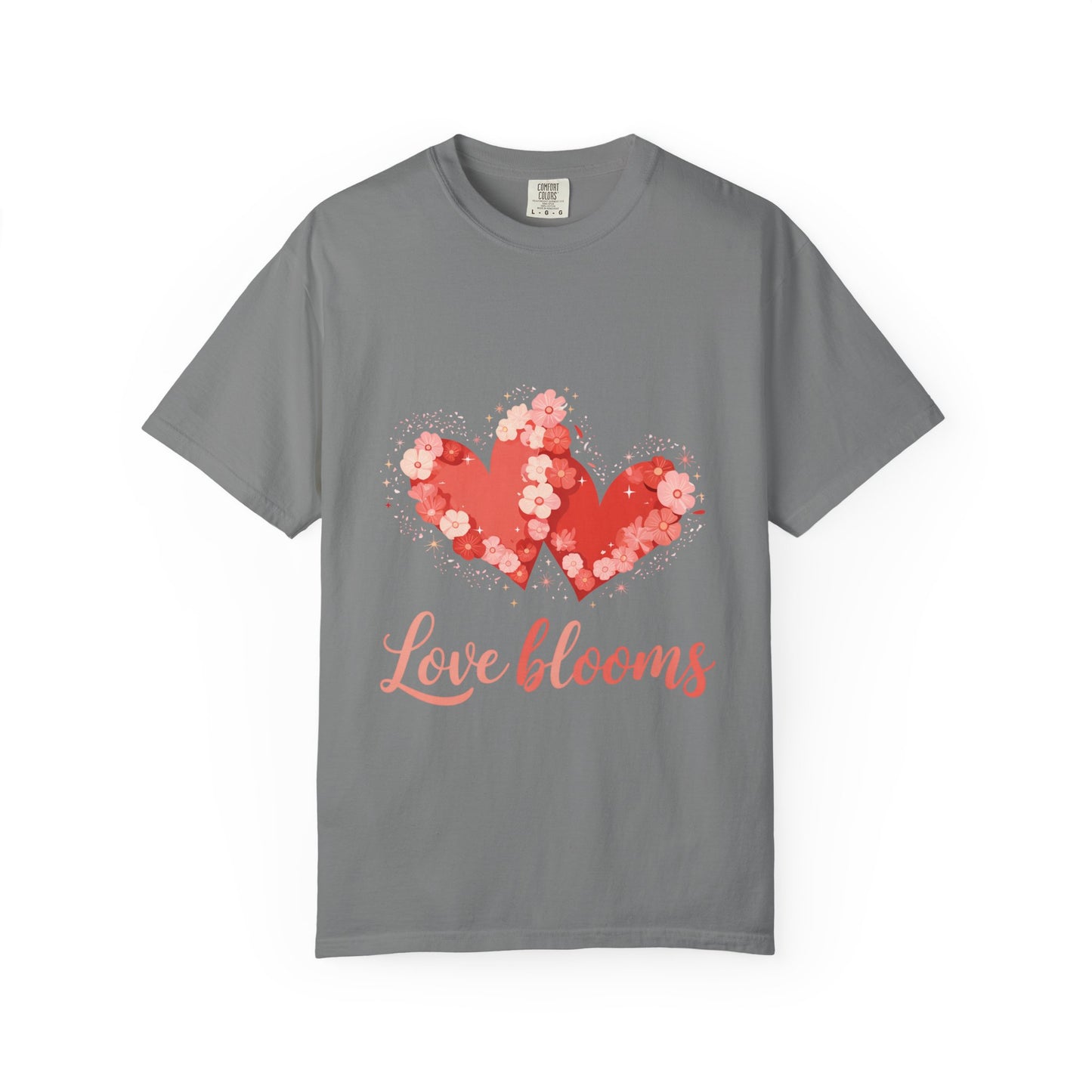 Love Blooms T-Shirt — Floral Heart Graphic Tee for Valentine’s Day