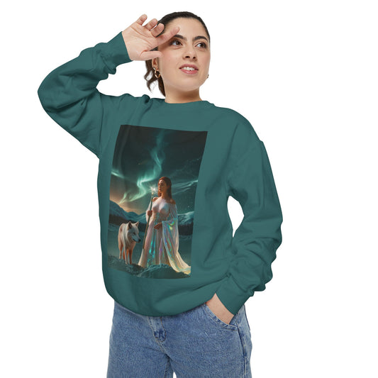Mystic Aurora Goddess Sweatshirt