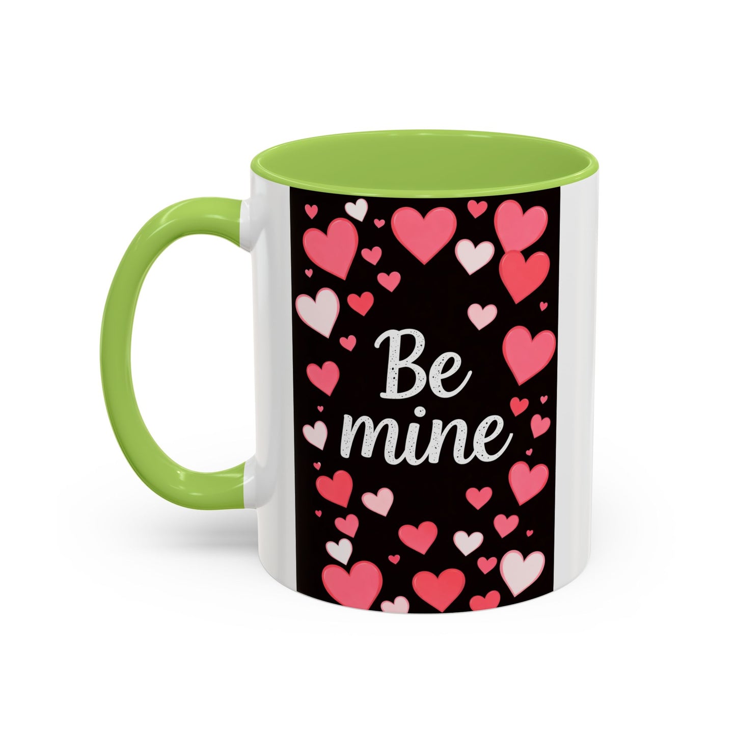 Valentine "Be Mine" Accent Coffee Mug