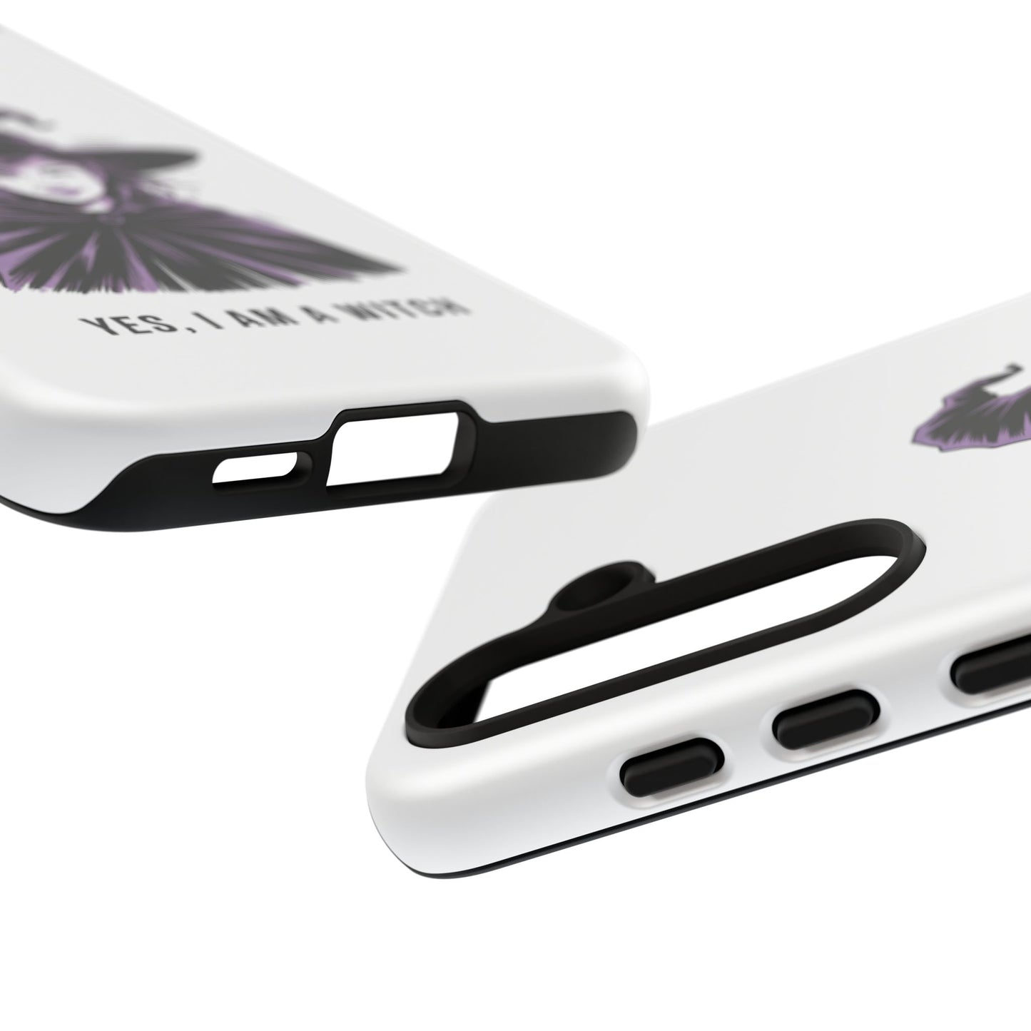 Funda para Samsung — «Sí, soy una bruja» con ilustración de bruja