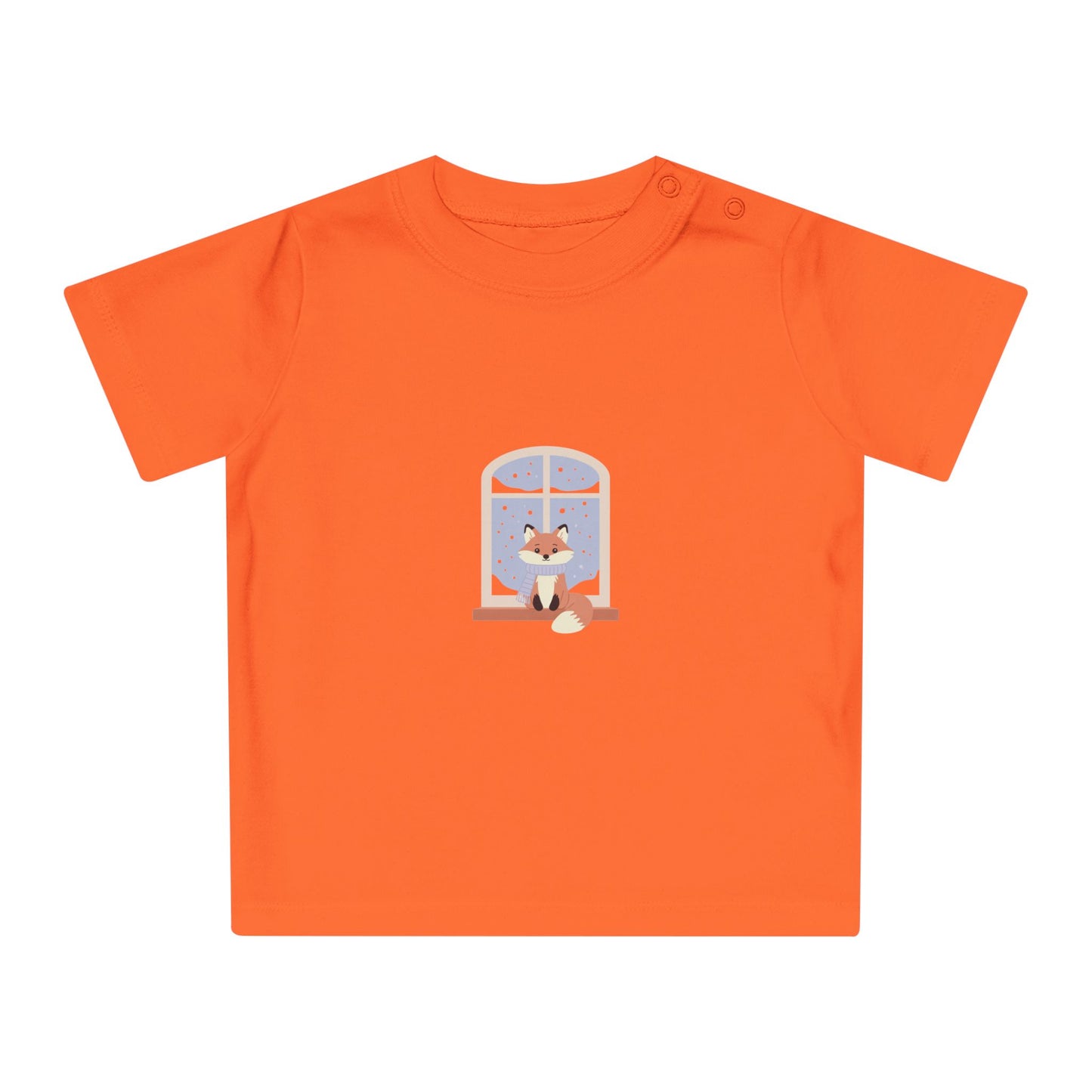 Baby T-Shirt — Cozy Fox at Night Graphic Tee
