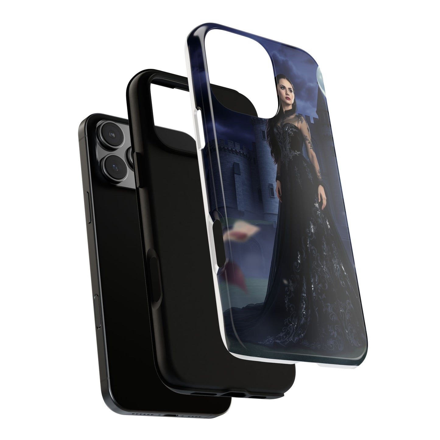 iPhone Gothic Moonlit Castle Phone Case — Elegant Dark Fantasy Protective Cover