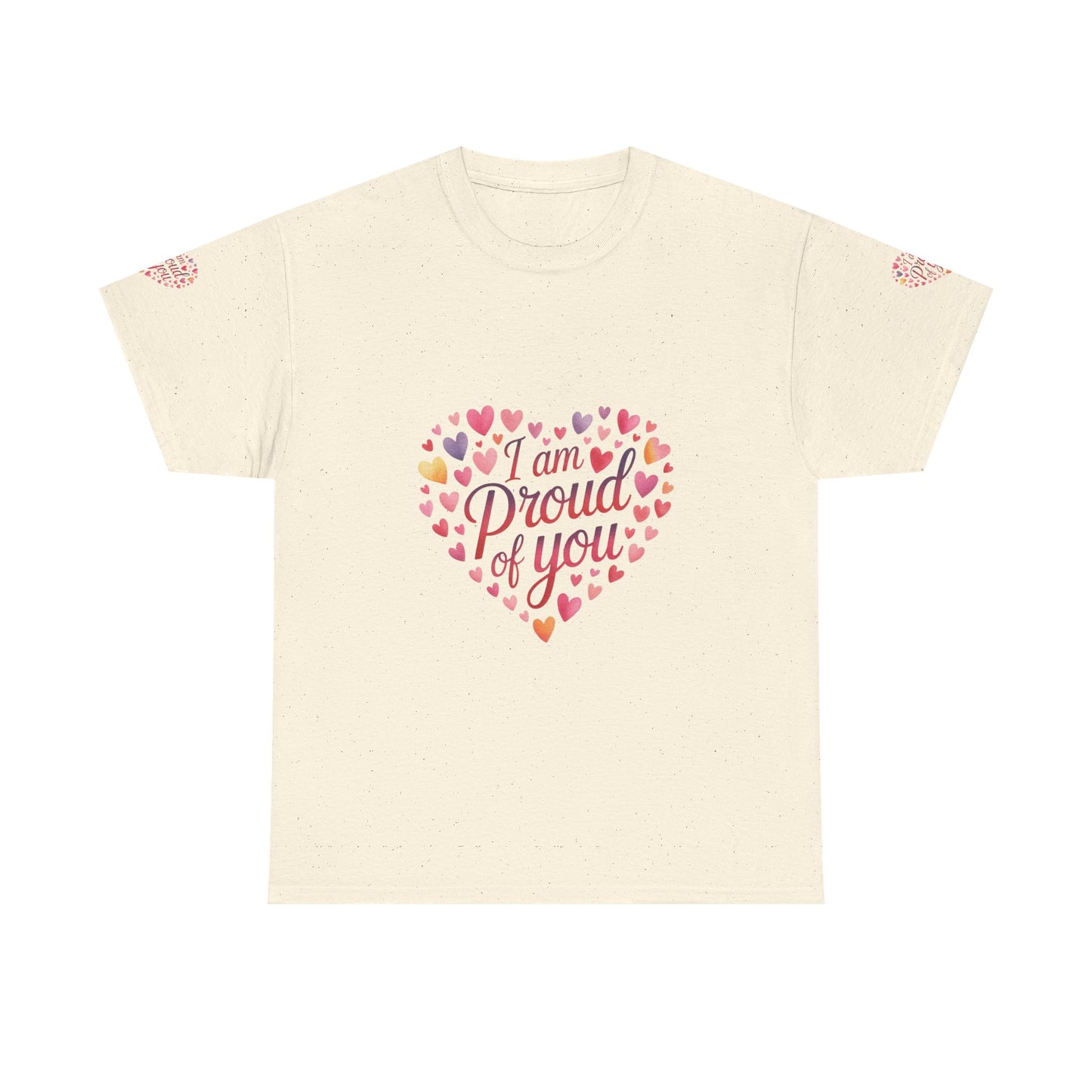 Proud of You Heart T‑Shirt with embroidery