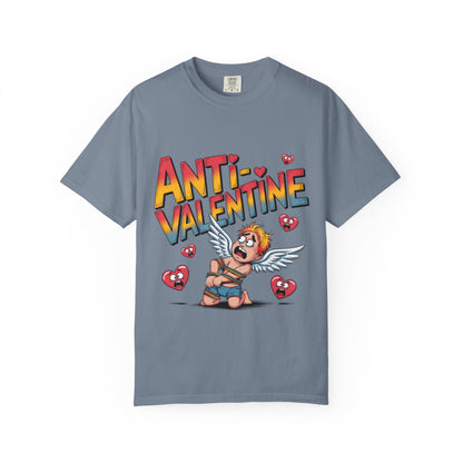 Camiseta anti-San Valentín: Divertida camiseta gráfica con el rechazo de Cupido