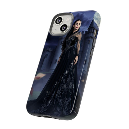 iPhone Gothic Moonlit Castle Phone Case — Elegant Dark Fantasy Protective Cover