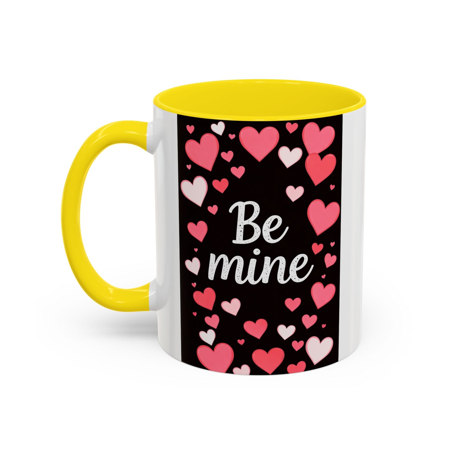 Valentine "Be Mine" Accent Coffee Mug
