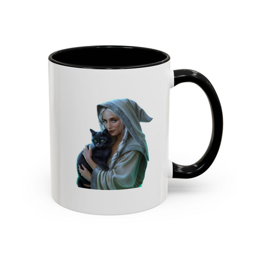 Mystical Pet Lover Mug | Unique Dog and Cat Coffee Cup | Gift for Animal Lovers, Cozy Nights, Witchy Vibes