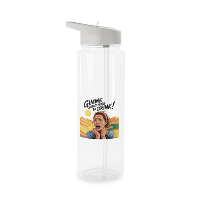 Botella de agua Tritan: Botella retro pop art "Dame algo de beber"