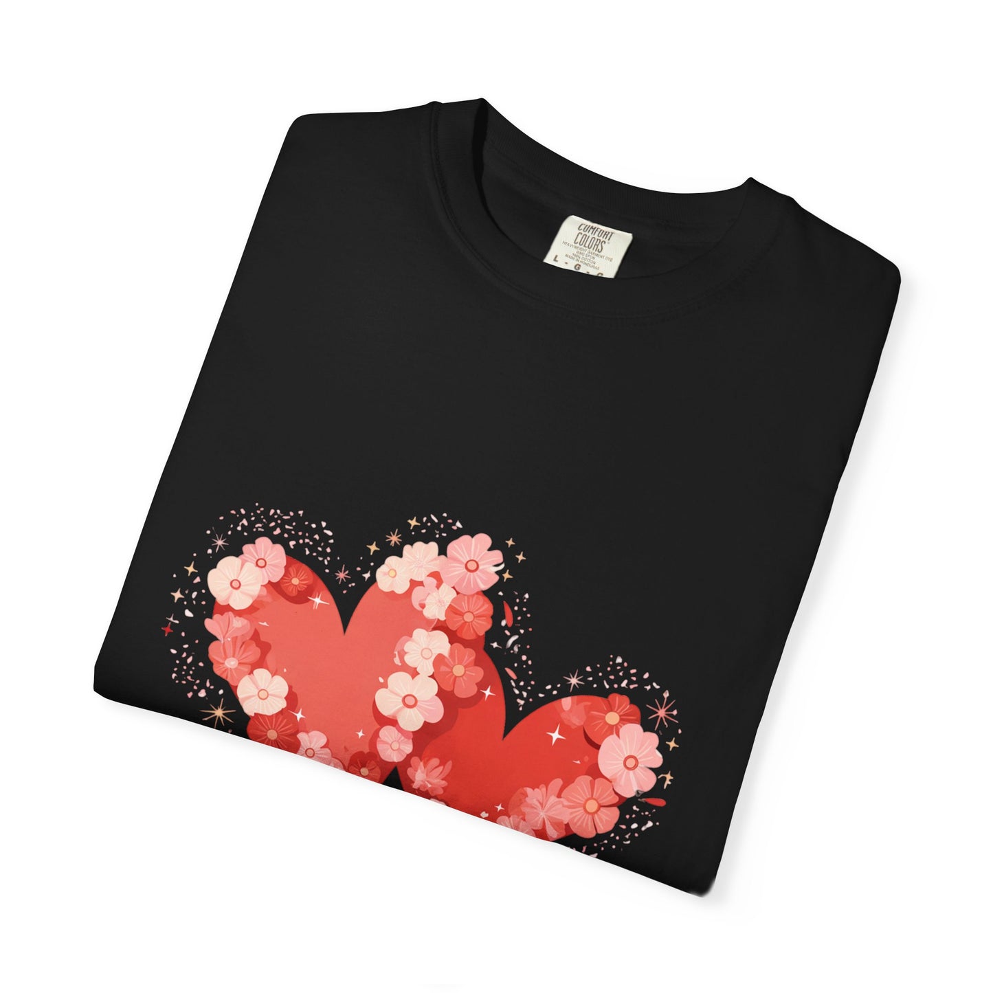 Love Blooms T-Shirt — Floral Heart Graphic Tee for Valentine’s Day