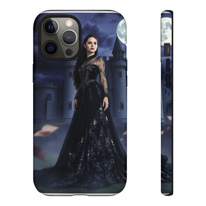 iPhone Gothic Moonlit Castle Phone Case — Elegant Dark Fantasy Protective Cover