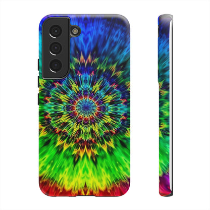 Fundas resistentes para Samsung - Funda para teléfono con mandala teñido anudado arcoíris